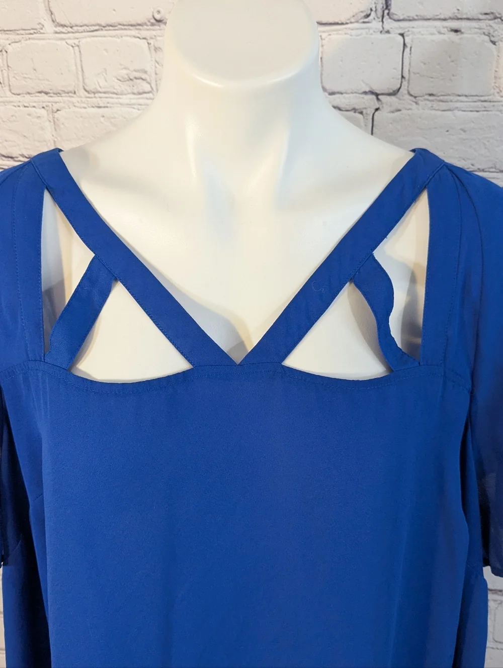 Torrid Royal Blue Blouse - Picture 2 of 6
